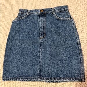 Vintage 90s Denim Blue Women's Skirt